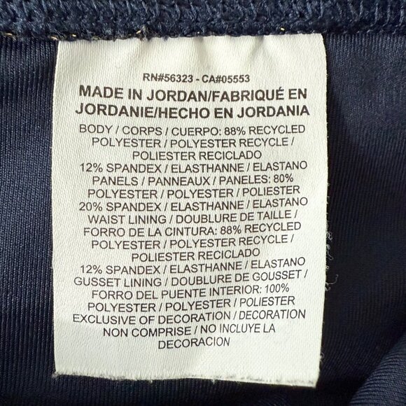 Nike Dri-Fit Womens Leggings S Blue/Gray Polyester & Spandex Stretch Activewear - Picture 3 of 11